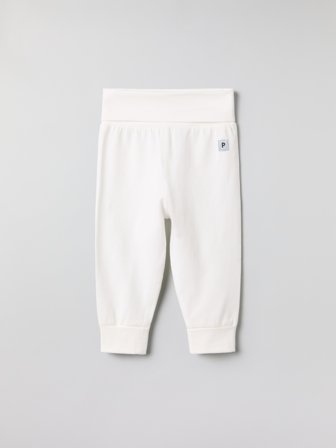 Polarn O. Pyret - trousers with fold-down cuffs - 56 - Childrenswear - white