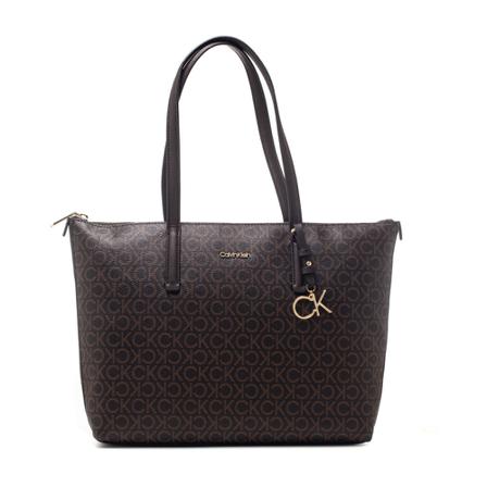 Calvin Klein, Shoulder Bags Brązowy, Kobieta, Rozmiar: ONE Size
