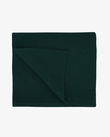 Merino Wool Scarf - Emerald Green - Female - One Size - Sustainable material - Ethical production