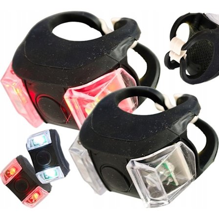 Cykellyktor LED Fram & Bak 2-Pack