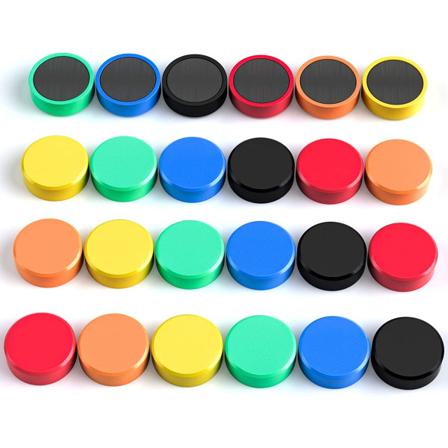 24-pak køleskabsmagneter, whiteboard-magneter, magneter til whiteboard