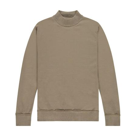 Kultivate Trui- Kltv KN Mock , Beige , Heren , Maat: 2XL