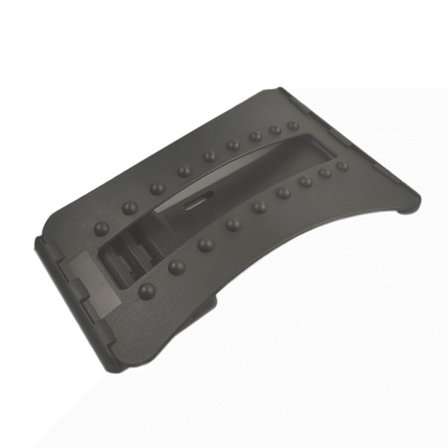 Selän ojentaja ja lannerangan tuki 4 askelmaa - Musta