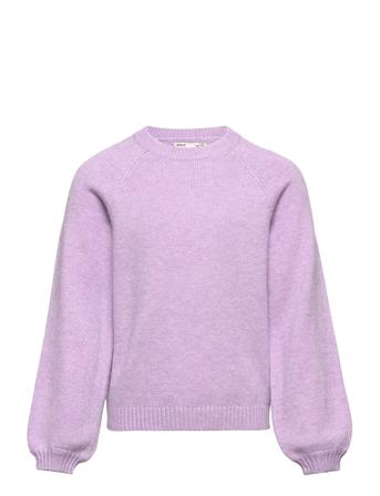 Koglesly Kings L/S Pullover Knt Noos Pullover Striktrøje Lilla Kids Only