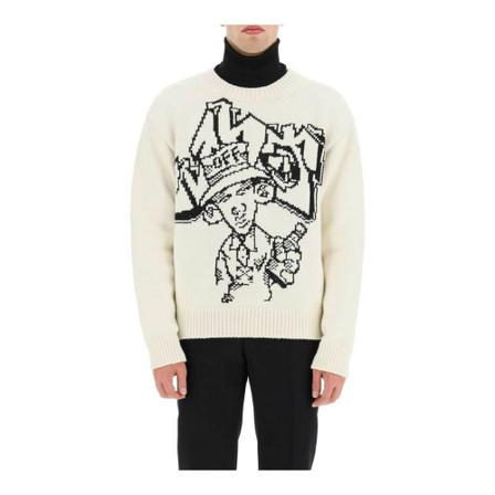 Off White Turtlenecks Hvid, Herre Rullekraver