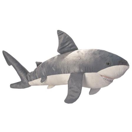 Wild Republic Jumbo Mjukdjur Vithaj 96cm Multifärg