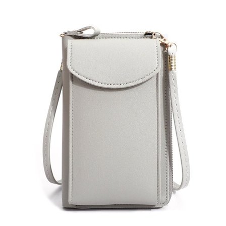 Mobiltelefonväska Axelremsväska LJUSGRÅ - spot sales
