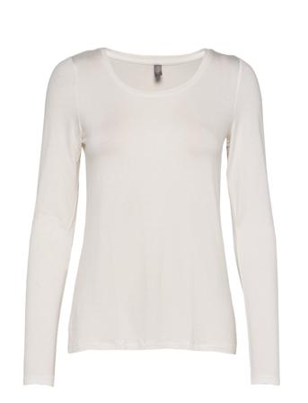 Cupoppy T-Shirt Ls. Langærmet T-shirt Creme Culture