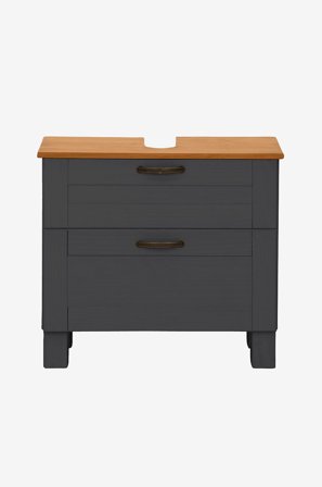 Loft24 - Handfatskåp Alby 2 Dörrar - Grå - Skåp - Från Homeroom