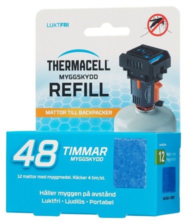 Thermacell Refill 48h Backpacker - enbart mattor