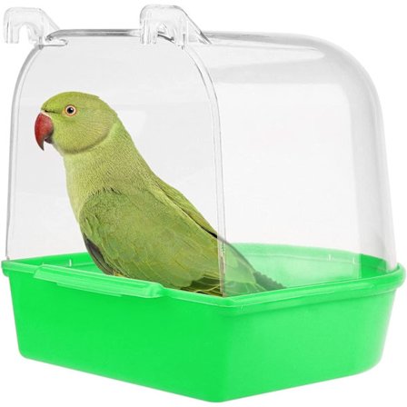 Fuglebadekar, hengende badekar fugleburutstyr med kroker, Parr