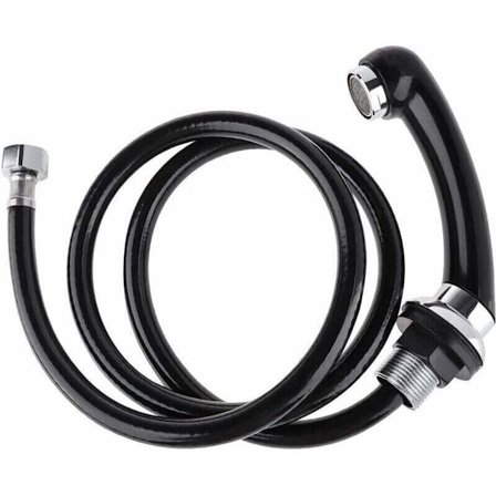 Spakmanövrerat duschhuvud med integrerad slang - lämplig för tvättställ