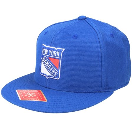 American Needle - NHL Blau fitted Cap - New York Rangers Deep Dish Fitted Royal Fitted @ Hatstore