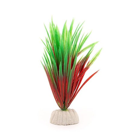 Akvarieväxt / inredning akvarium Konstgjord - Sjögräs Röd / Grön