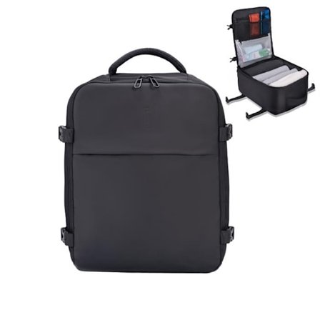 Reppu 40x30x20cm - CELIMS | Käsimatkatavara | Vedenpitävä | Musta