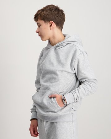 Zeke Essential Logo Tag Hoodie Grijs Hoodies Jongens - Kids Brand Store