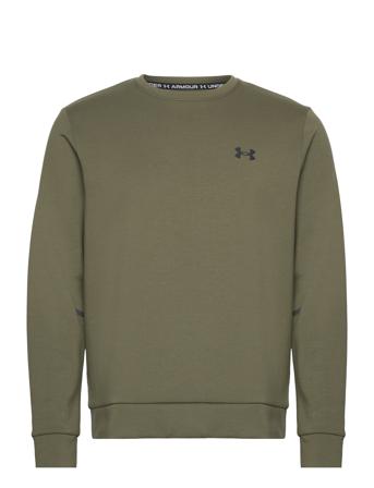 Ua Unstoppable Flc Crew Sweat-shirt Genser Grønn Under Armour*Betinget Tilbud