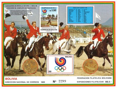 Bolivia 1988 - MICHEL blok 174 - Postfrisk