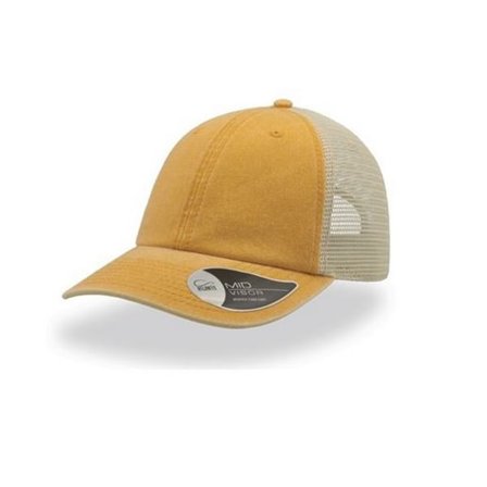 Atlantis Unisex Case Pigment Dyed 6 Panel Trucker Cap One Size