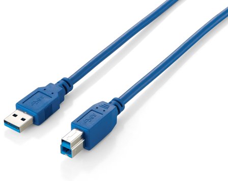 Equip USB 3.0 kabel A>B 1.0m
