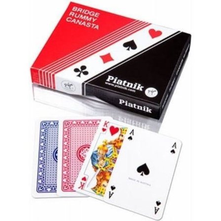 Klassisk kortspil - PIATNIK - RUMMY BRIDGE CANASTA - Spillekort - 2 spillere eller flere