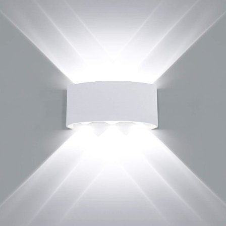 Modern LED-vägglampa Vattentät Vägglampa Aluminium LED-vägg