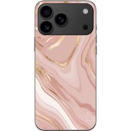 Yhteensopiva Puhelinkuori Apple Apple iPhone 17 Pro Max Marmori Kulta