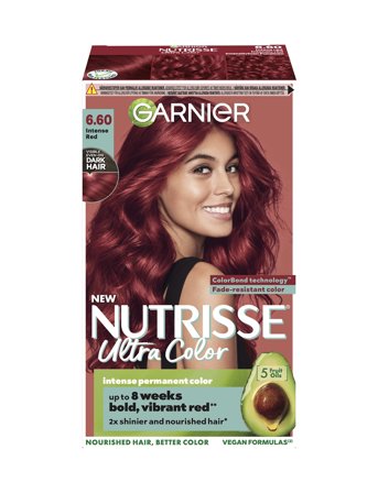 Garnier Garnier, Nutrisse, Ultra Color, 6.60 Intense Red - Nude - 1 stk