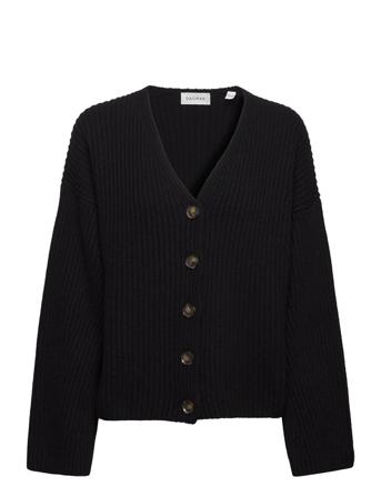 Thelma Cardigan Stickad Tröja Cardigan Svart House Of Dagmar