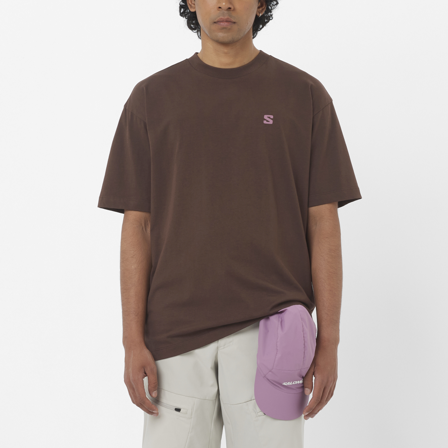 Salomon - Top strati di base Round Logo Graphic