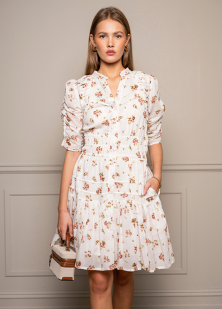 MISSMAYA - Fabienne Mini Dress Rose - L