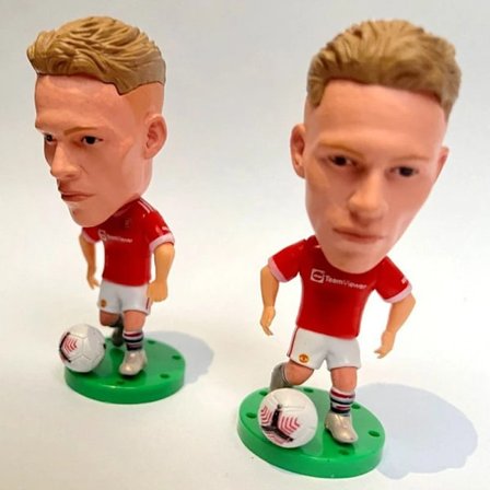 Fotballspiller minifigurer Realistiske spark og nøyaktige detaljer