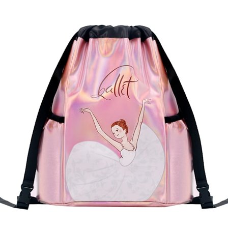 Flickande laser glänsande balett dansväskor