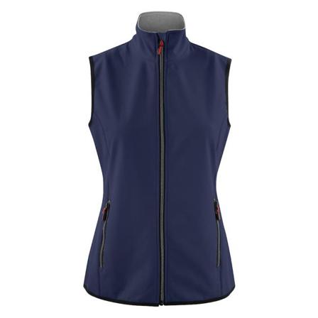 Printer Trial Vest Lady Softshellvest Marineblå Marineblå, Klær
