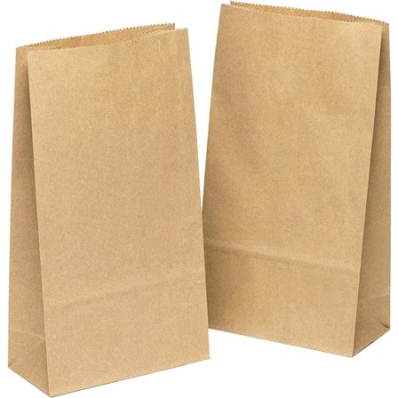 Miljövänliga Bruna Smörgåspåsar av Kraftpapper - 100-pack [JUN]