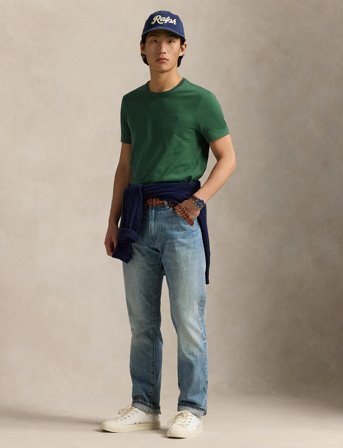 Polo Ralph Lauren 26/1 Jersey-Ssl-Tsh - Khaki green - XXL