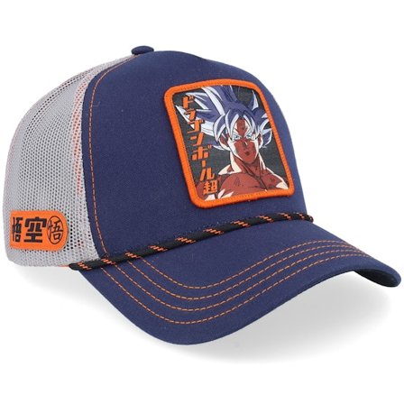 Capslab - Modrá trucker Kšiltovka - Dragon Ball Goku Blue A-Frame Trucker @ Hatstore