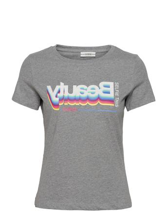Ss Cn Beauty Tee Grey GUESS Jeans