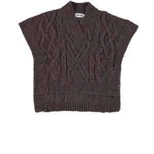 Molo Deep Oak Gracelyn Knitted Vest 13-16 Year - Jumpers and knitwear - 13-16 Year - Brown