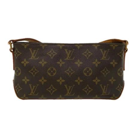 Louis Vuitton Vintage, Pre-owned Canvas louis-vuitton-bags Bruin, Dames, Maat:ONE Size