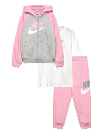 Nike 3P-3Pc Pant Set - Pink - 98/104