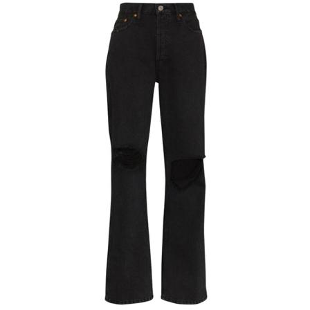 Re/Done, 184-3Whrl Jeans Zwart, Dames, Maat:W30