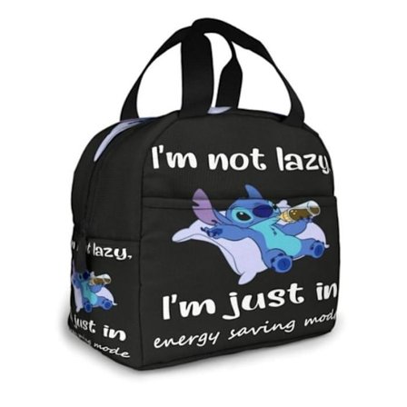 Kids Portable Lunch Bag Lunch Boxes Lilo Stitch Insulated Lunch Tote Picnic Box