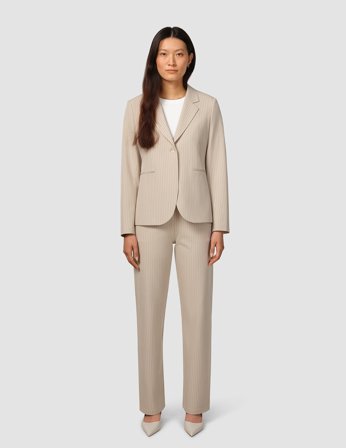 Shaping New Tomorrow - Female - Essential Suit - Island Sand Pinstripe - Size