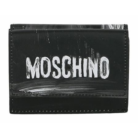 Moschino, Wallets ; Cardholders Czarny, Kobieta, Rozmiar: ONE Size