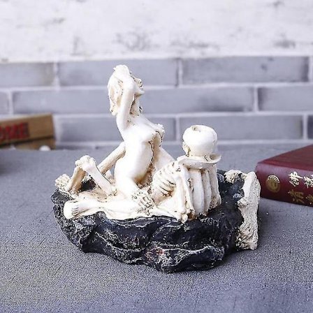 Skelet Hoved Harpiks Askebæger Skalle Spøgelse Skønhed Statue