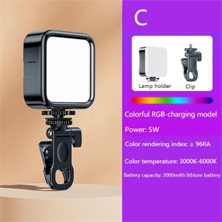 LED-selfieljusfotograferingslampa C C