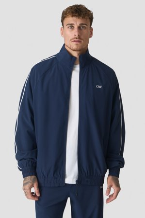 Contrast Track Jacket Midnight Blue