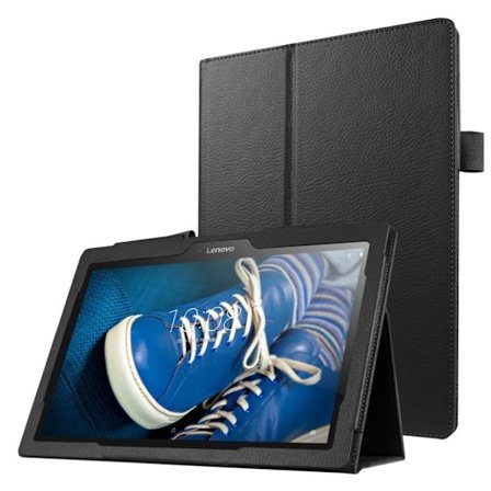 Lenovo Tab 10 TB-X103F litchi-nahkainen nahkakotelo - Musta