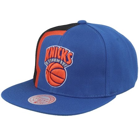 Mitchell & Ness - NBA Blå snapback Keps - New York Knicks Retroline Blue Snapback @ Hatstore